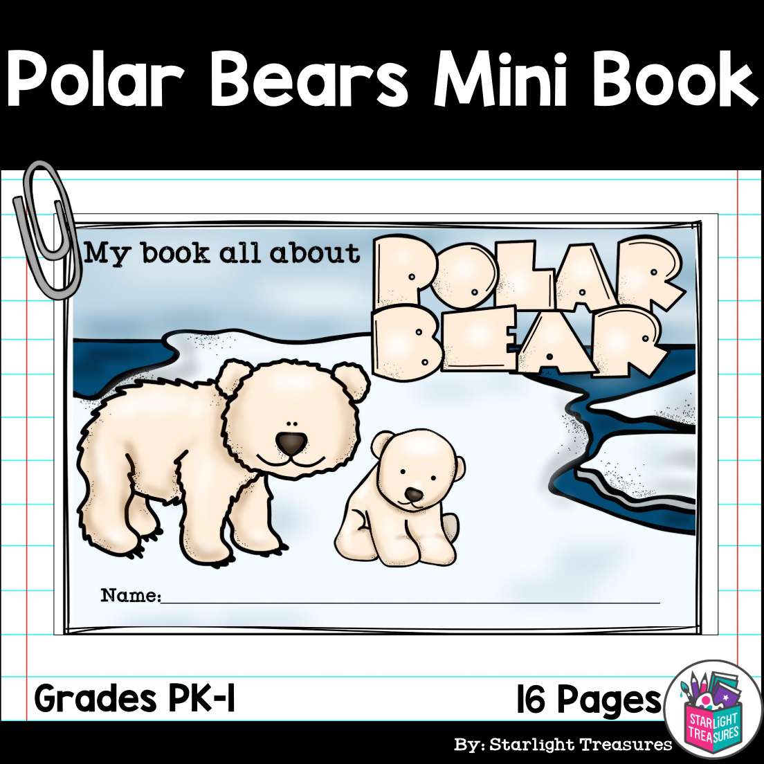 Polar Bears Mini Book for Early Readers