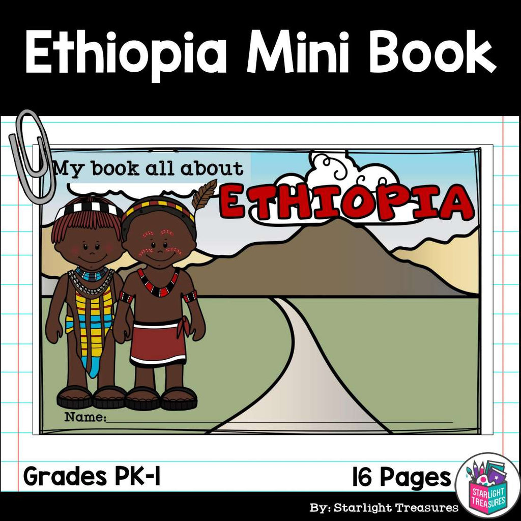 Ethiopia Mini Book for Early Readers - A Country Study