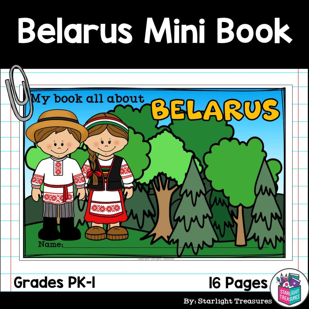Belarus Mini Book for Early Readers - A Country Study