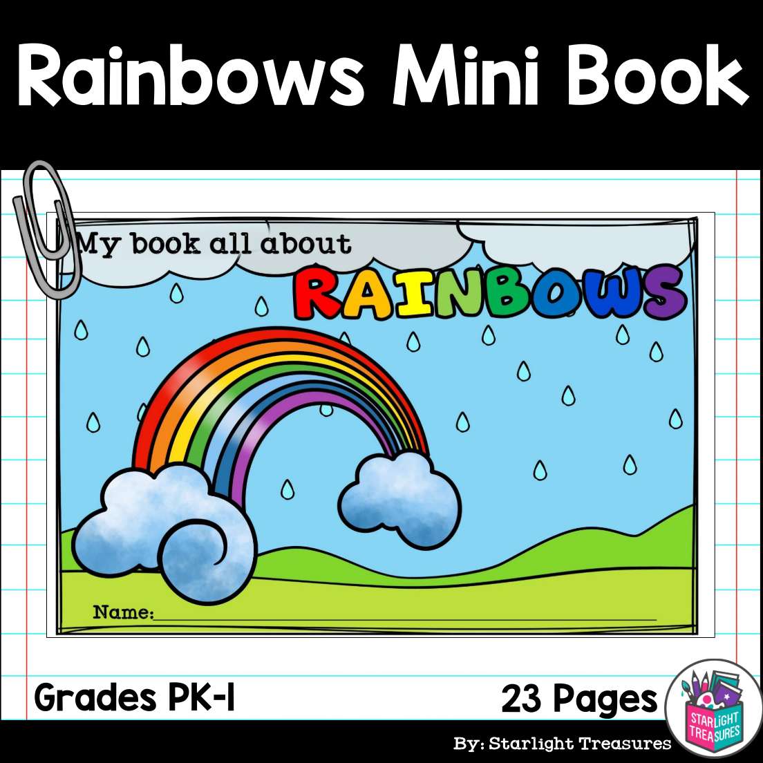 All About Rainbows Mini Book for Early Readers: Physical Science, Refraction