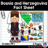 Bosnia and Herzegovina Fact Sheet for Early Readers