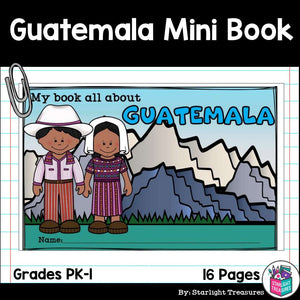 Guatemala Mini Book for Early Readers - A Country Study