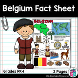 Belgium Fact Sheet for Early Readers