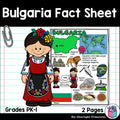 Bulgaria Fact Sheet for Early Readers