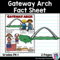 Gateway Arch Fact Sheet for Early Readers - World Landmarks