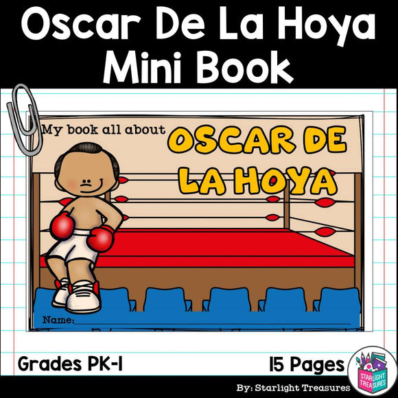 Oscar De La Hoya Mini Book for Early Readers: Hispanic Heritage Month
