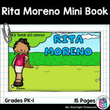 Rita Moreno Mini Book for Early Readers: Hispanic Heritage Month