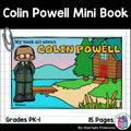 Colin Powell Mini Book for Early Readers: Black History Month