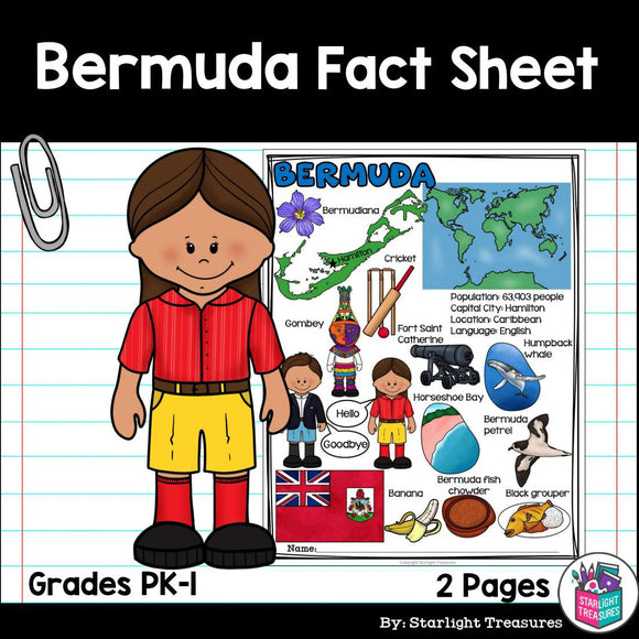 Bermuda Fact Sheet for Early Readers