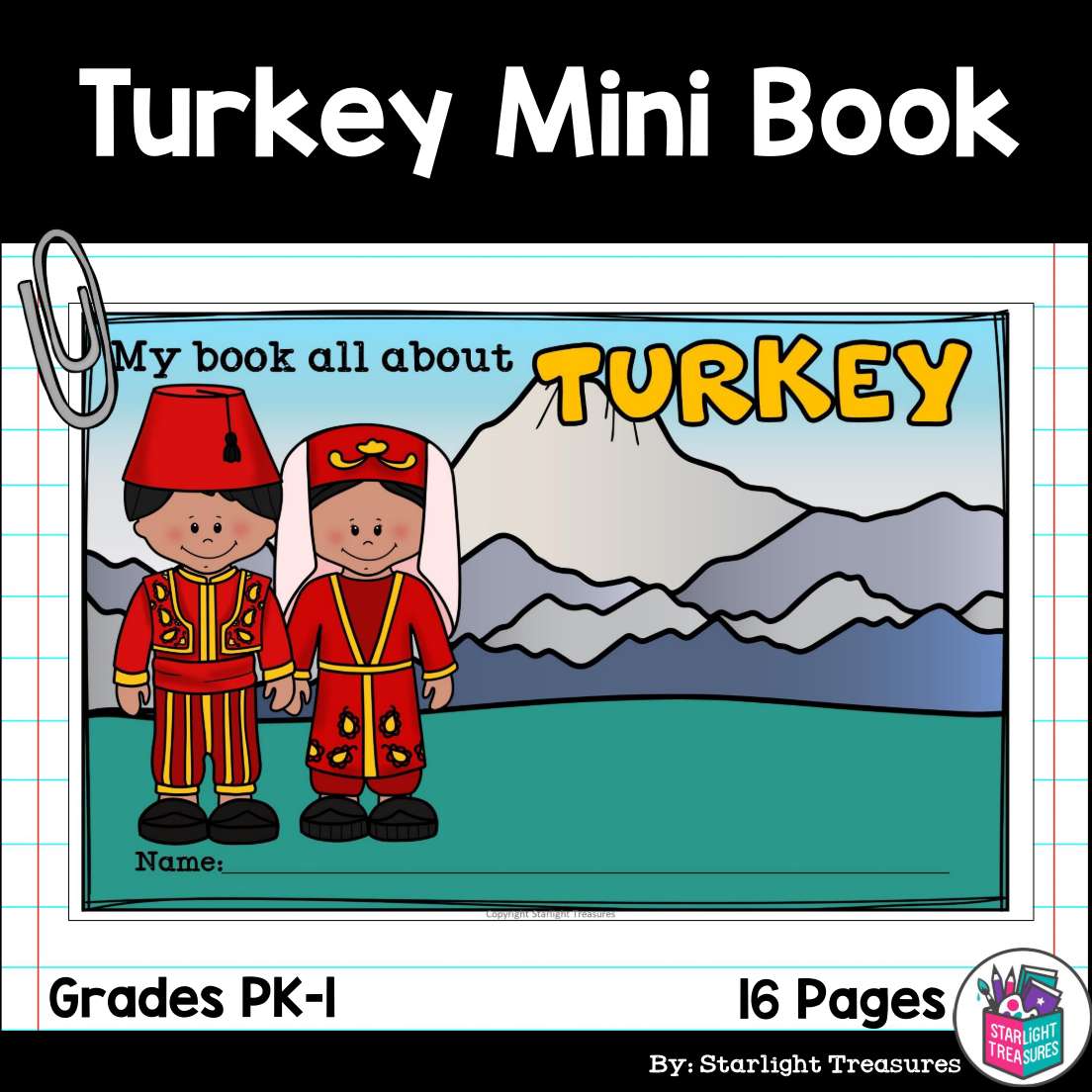 Turkey Mini Book for Early Readers - A Country Study – Starlight ...