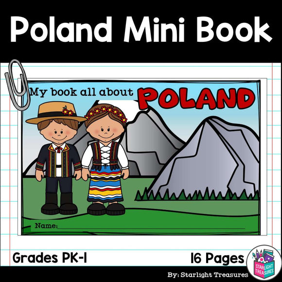 Poland Mini Book for Early Readers - A Country Study