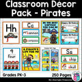 Classroom Decor Pack - Pirates Theme