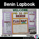 Benin Lapbook for Early Learners - A Country Study