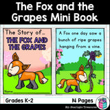 The Fox and the Grapes Mini Book for Early Readers - Aesop's Fables