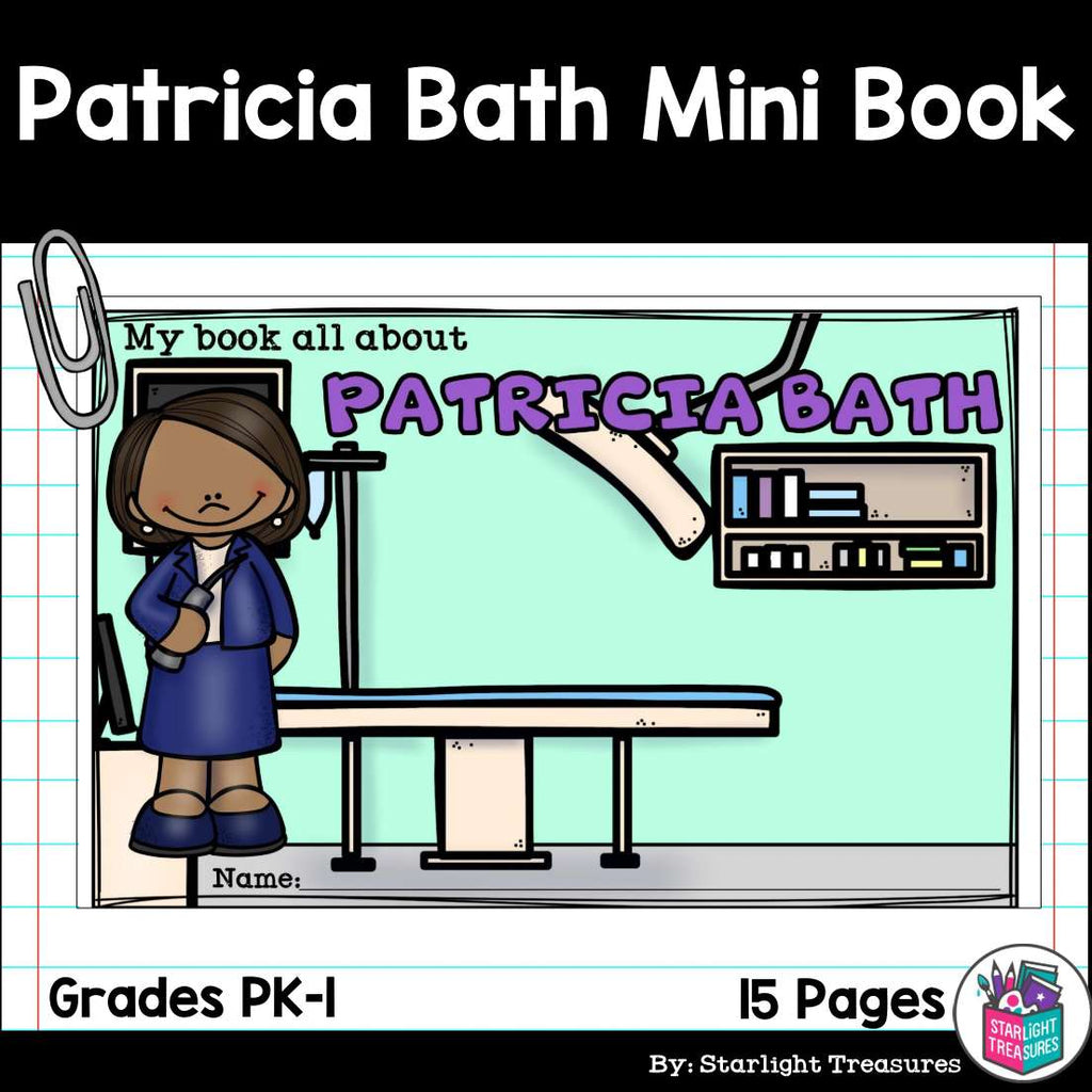 Patricia Bath Mini Book for Early Readers: Black History Month