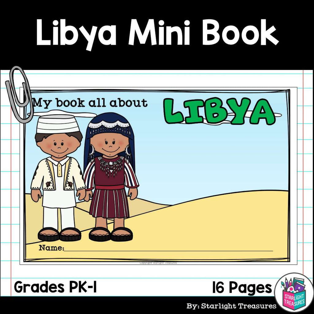 Libya Mini Book for Early Readers - A Country Study