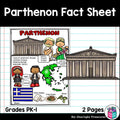 Parthenon Fact Sheet for Early Readers - World Landmarks