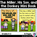 The Miller, His Son, and the Donkey Mini Book for Early Readers - Aesop's Fables