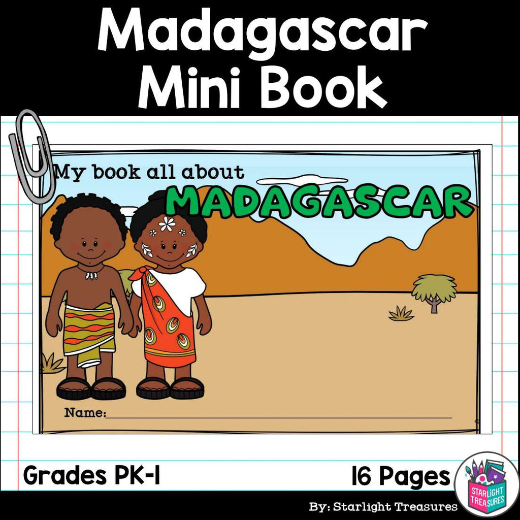 Madagascar Mini Book for Early Readers - A Country Study