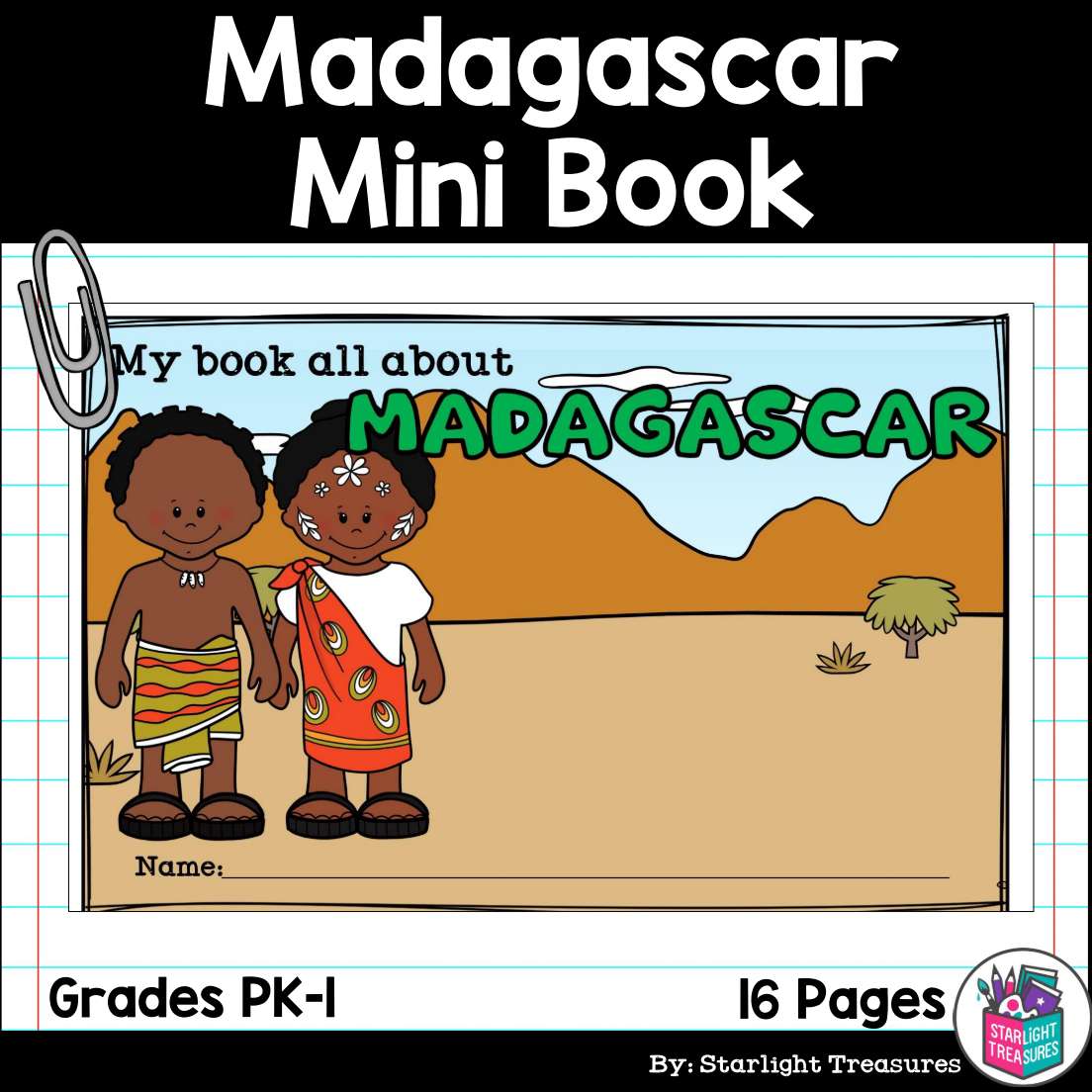 Madagascar Mini Book for Early Readers - A Country Study