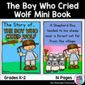 The Boy Who Cried Wolf Mini Book for Early Readers - Aesop's Fables