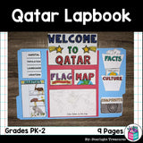 Qatar Lapbook for Early Learners - A Country Study