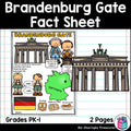 Brandenburg Gate Fact Sheet for Early Readers - World Landmarks