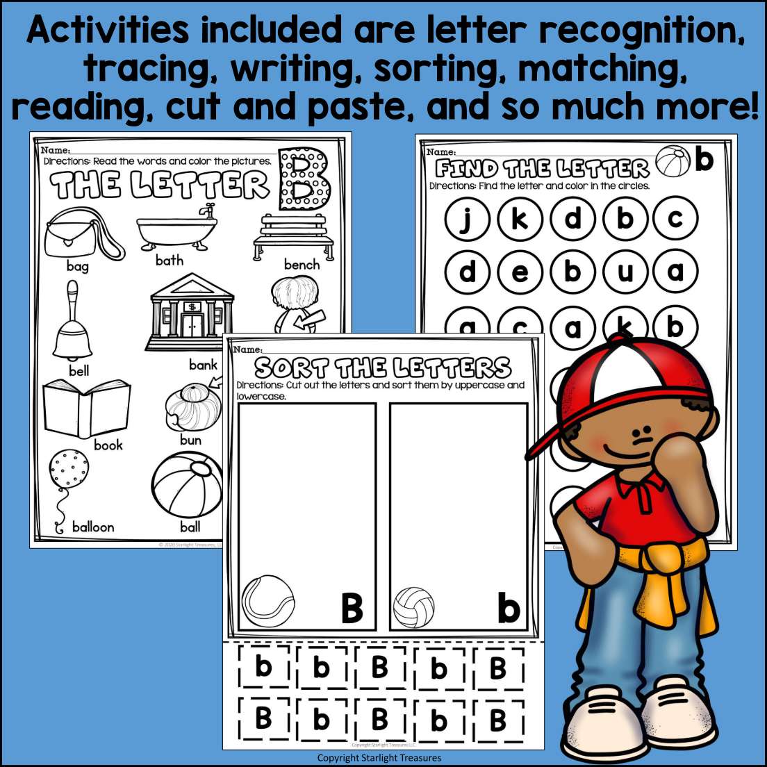 Alphabet Letter of the Week Worksheets for Early Readers - Letter B