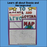Bosnia and Herzegovina Lapbook for Early Learners - A Country Study
