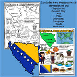 Bosnia and Herzegovina Fact Sheet for Early Readers