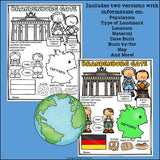 Brandenburg Gate Fact Sheet for Early Readers - World Landmarks