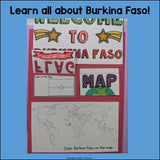 Burkina Faso Lapbook for Early Learners - A Country Study