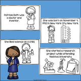 Patricia Bath Mini Book for Early Readers: Black History Month