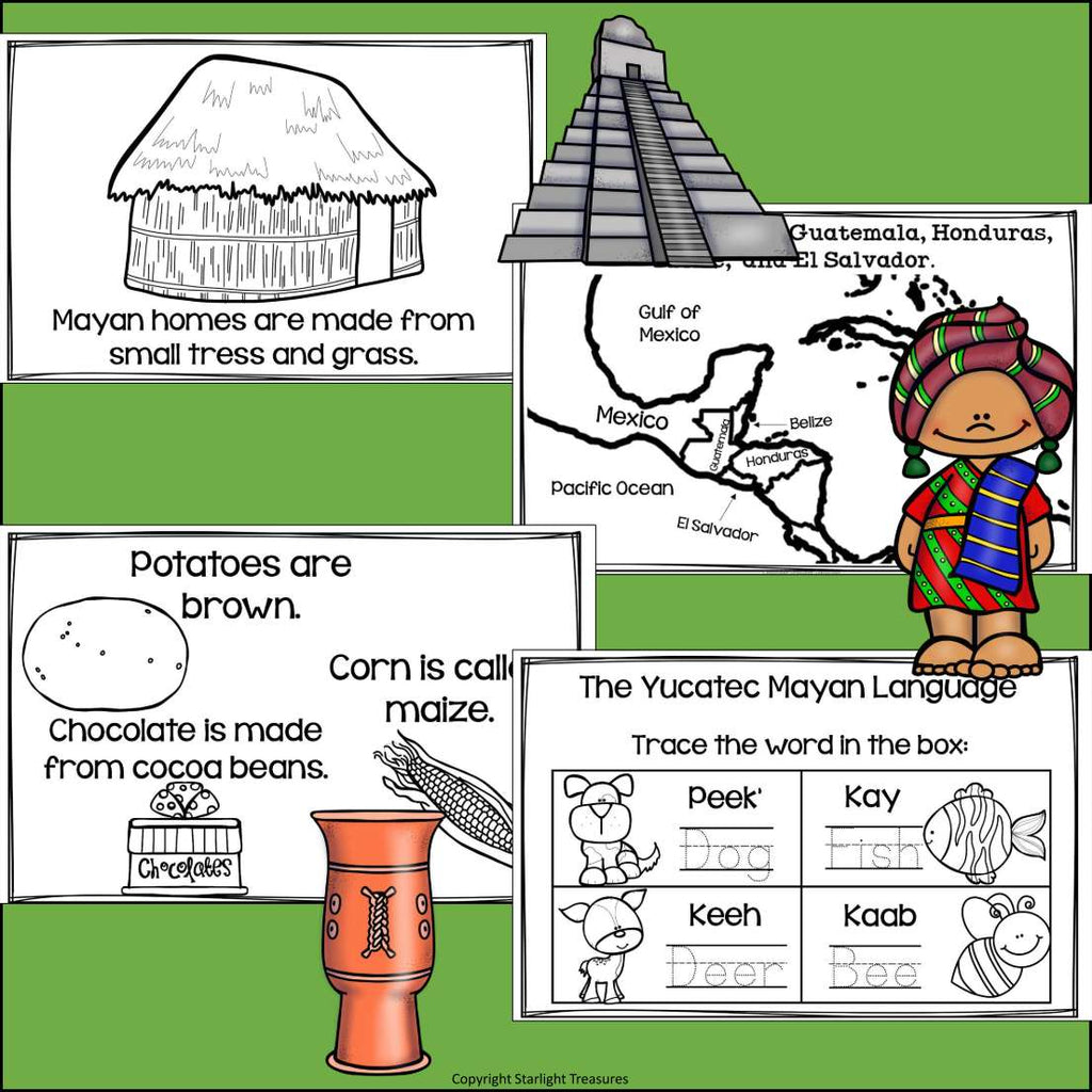 Mayan Mini Book for Early Readers
