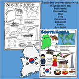 South Korea Fact Sheet for Early Readers - A Country Study