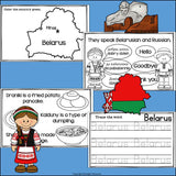 Belarus Mini Book for Early Readers - A Country Study