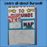 Burundi Lapbook for Early Learners - A Country Study