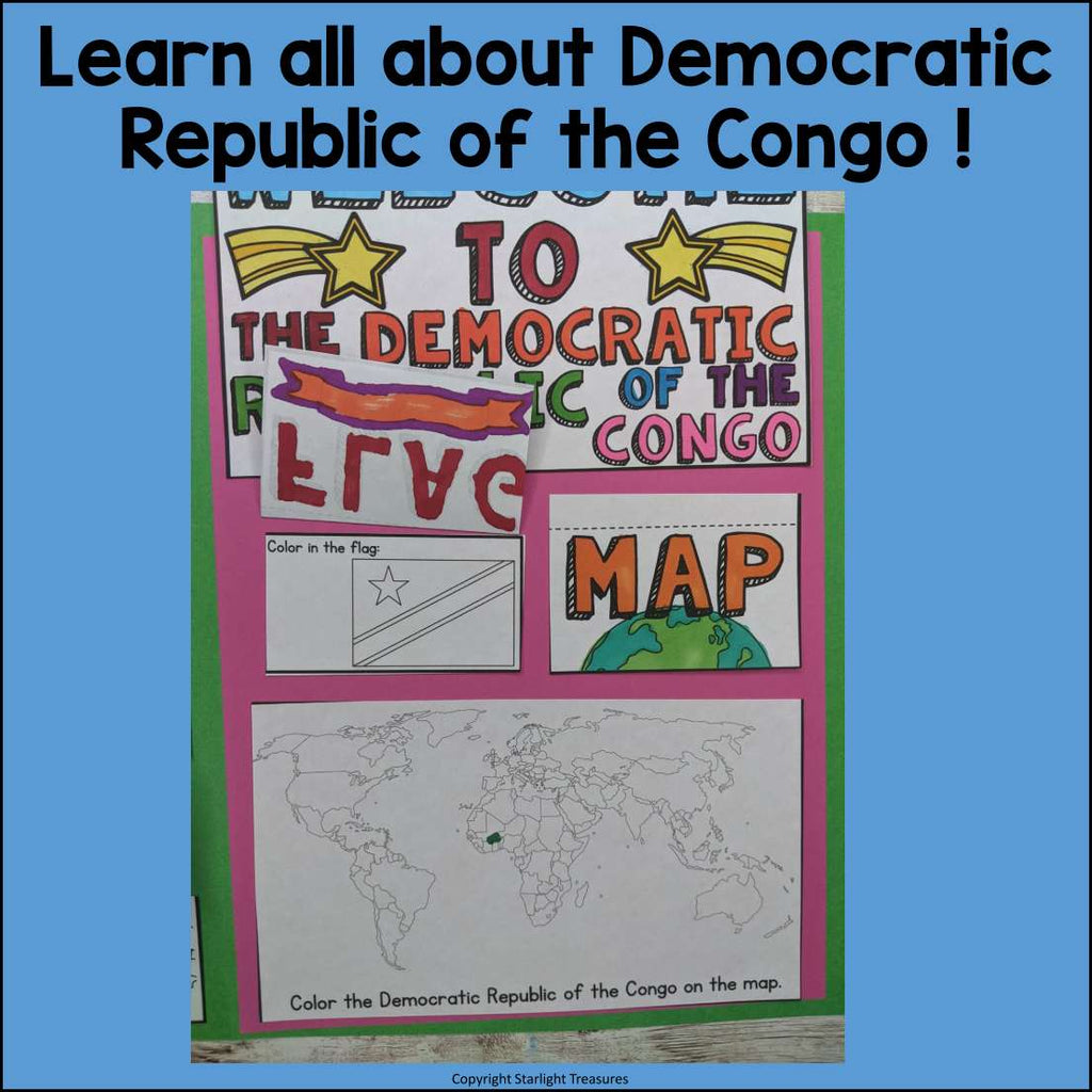Democratic Republic of the Congo Lapbook for Early Learners - A Country Study