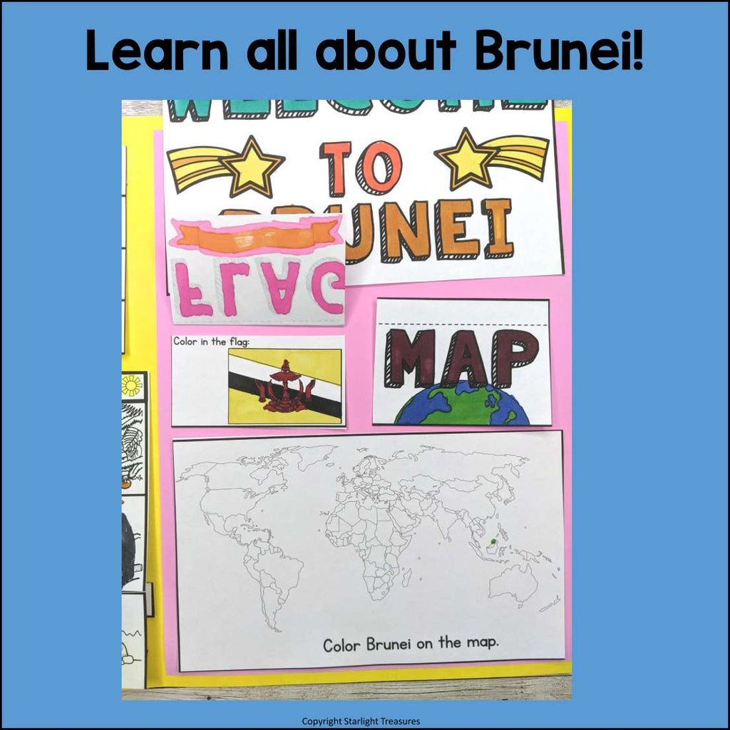 Brunei Lapbook for Early Learners - A Country Study