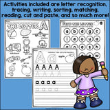 Alphabet Letter of the Week Worksheets for Early Readers - Letter A