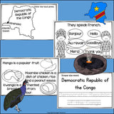 Democratic Republic of the Congo Mini Book for Early Readers - A Country Study