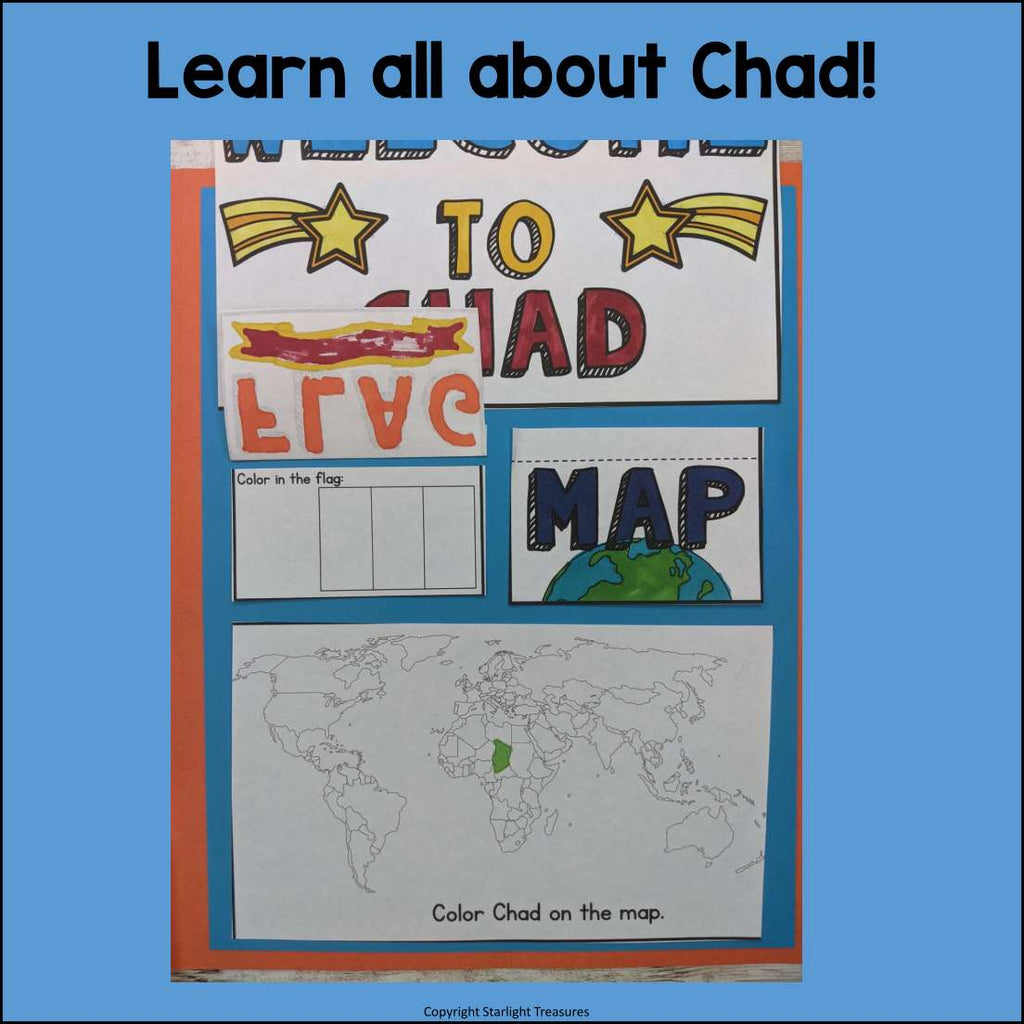 Chad Lapbook for Early Learners - A Country Study