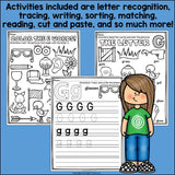 Alphabet Letter of the Week Worksheets for Early Readers - Letter G