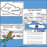 El Salvador Mini Book for Early Readers - A Country Study