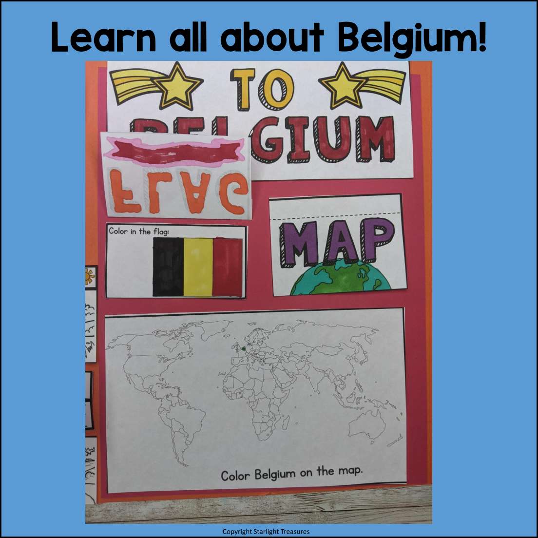 Belgium Lapbook for Early Learners - A Country Study