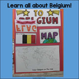 Belgium Lapbook for Early Learners - A Country Study