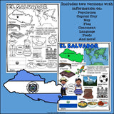 El Salvador Fact Sheet for Early Readers