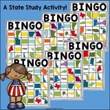50 States Bingo Cards for Early Readers - 50 States Bingo FREEBIE