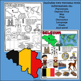 Belgium Fact Sheet for Early Readers