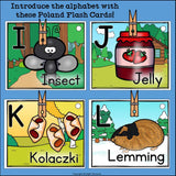 Alphabet Flash Cards for Early Readers - Country of Poland